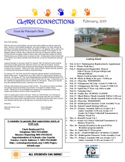 February 2015 newsletter