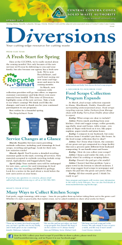 Spring 2015 - Central Contra Costa Solid Waste Authority