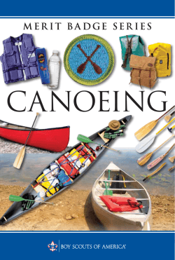 CANOEING - Rolling Hills Chapter