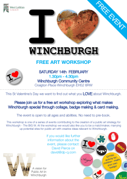 I Love Winchburgh - West Lothian Council