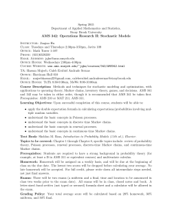 Course Syllabus (pdf file) - Department of Applied Mathematics