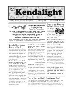 Klite 2-11 (February) - Kendal at Oberlin Residents Association