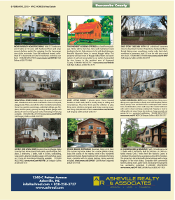 Buncombe County - Real Estate Weekly