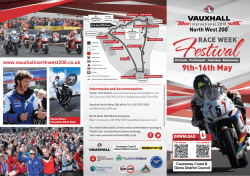 9th-16th May - North West 200