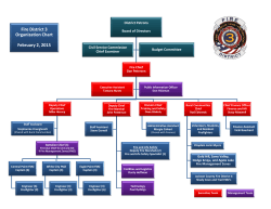 Fire District 3 Organization Chart February 2, 2015