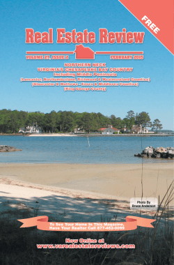 Northern Neck Real Estate Review