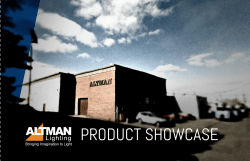 PRODUCT SHOWCASE - Altman Lighting