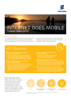 Internet goes mobile – Tunisia highlights