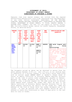 dps/mrpu/igcar/cap/8156/tpt-1639 - Indira Gandhi Centre for Atomic