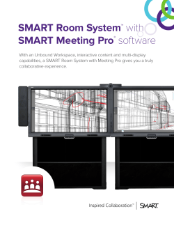 SMART Room System™ with SMART Meeting Pro® software