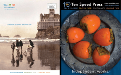 Ten Speed Press - Randomhouse.biz