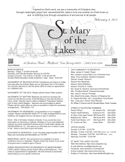 St. Mary of the Lakes - John Patrick Publishing Company