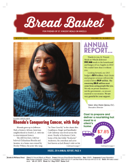 Bread Basket  - St. Vincent Meals on Wheels