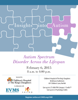Insights Into Autism: Autism Spectrum Disorder Across