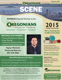 Newsletter - Oregonians Credit Union