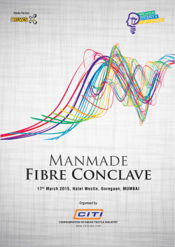 Manmade Fibre Conclave - Confederation of Indian Textile Industry