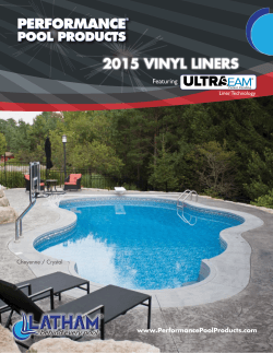 2015 VINYL LINERS - Latham Pool Products