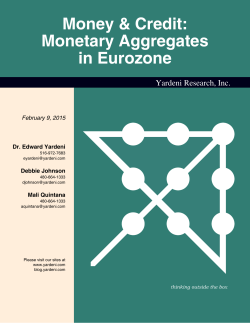 Money & Credit: Monetary Aggregates in Eurozone