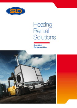 Heating Brochure - SLD Pumps & Power