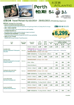 Travel Period: 01/10/2014 - 29/03/2015 ( Daily Departure)