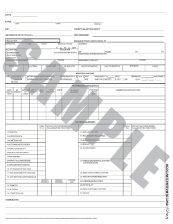 SAMPLE: ACOG Antepartum Record