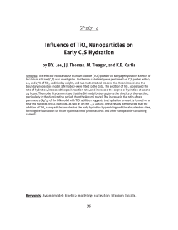 Influence of TiO2 Nanoparticles on Early C3S Hydration