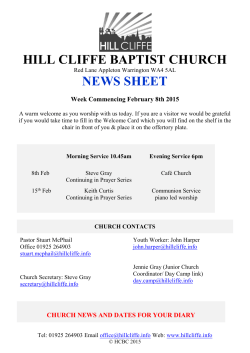 - Hill Cliffe Baptist Church