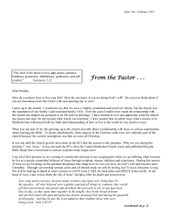 Joy Monthly Newsletter