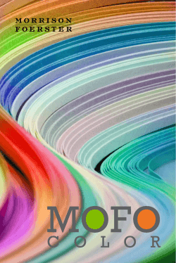 MoFo Color - Morrison Foerster