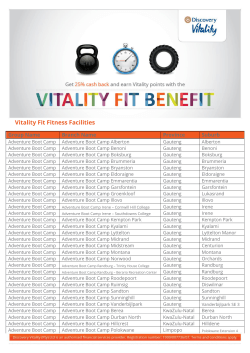 View selected fitness facilities