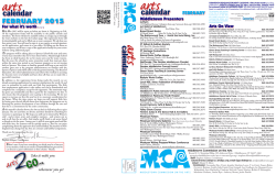 Arts Calendar - City of Middletown