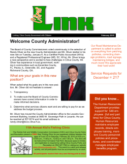 Linking Citrus County Government with Citizens