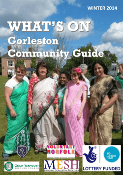 Community Guide - Great Yarmouth Borough Council