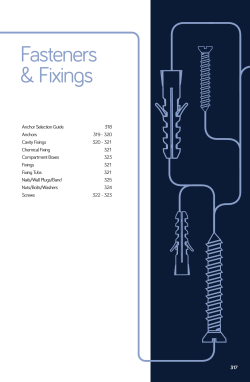 Fasteners & Fixings