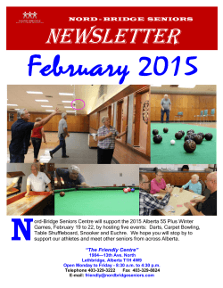 Newsletter Frebuary 2015