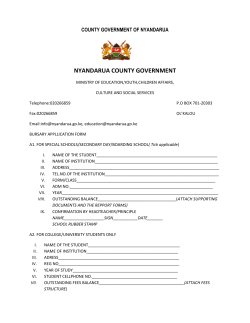 the form - Nyandarua County Government