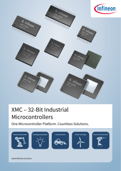 XMC – 32-Bit Industrial Microcontrollers