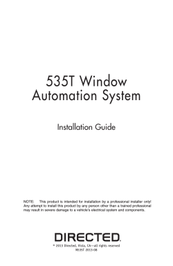 535T Window Automation System