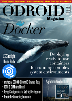 Docker - magazine ODROID