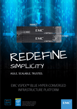 EMC VSPEX Blue Hyper-Converged Infrastructure Platform