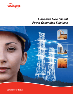 Flowserve Flow Control Power Generation Solutions