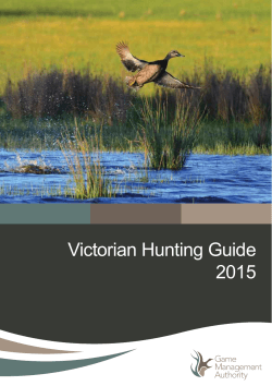 Victorian Hunting Guide 2015