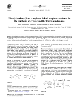 Diene(tricarbonyl)iron complexes linked to