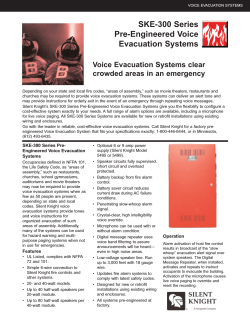 SKE-300 Series Pre-Engineered Voice Evacuation Systems - AV-iQ