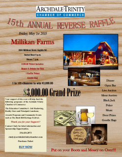Reverse Raffle - Archdale - Trinity Chamber of Commerce