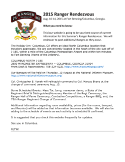 2015 Ranger Rendezvous - 75th Ranger Regiment Association