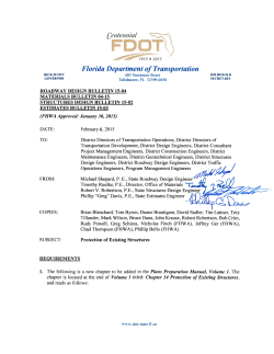 Roadway Design Bulletin 15-04 - Florida Department of Transportation