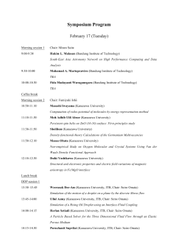 Symposium Program