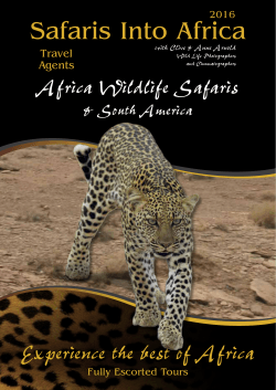 South America 2016 - Safaris Into Africa