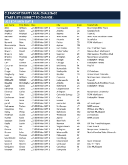 u25 edr men day 1 - Clermont Draft Legal Challenge